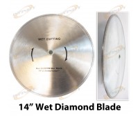 14" INCH WET DIAMOND CUT OFF SAW BLADE TOOL FOR STONE CONCRETE TILE